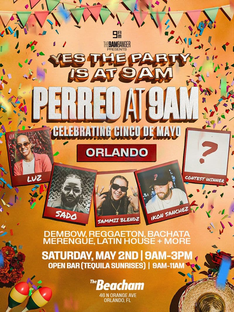 Perreo at 9AM: Orlando at The Beacham